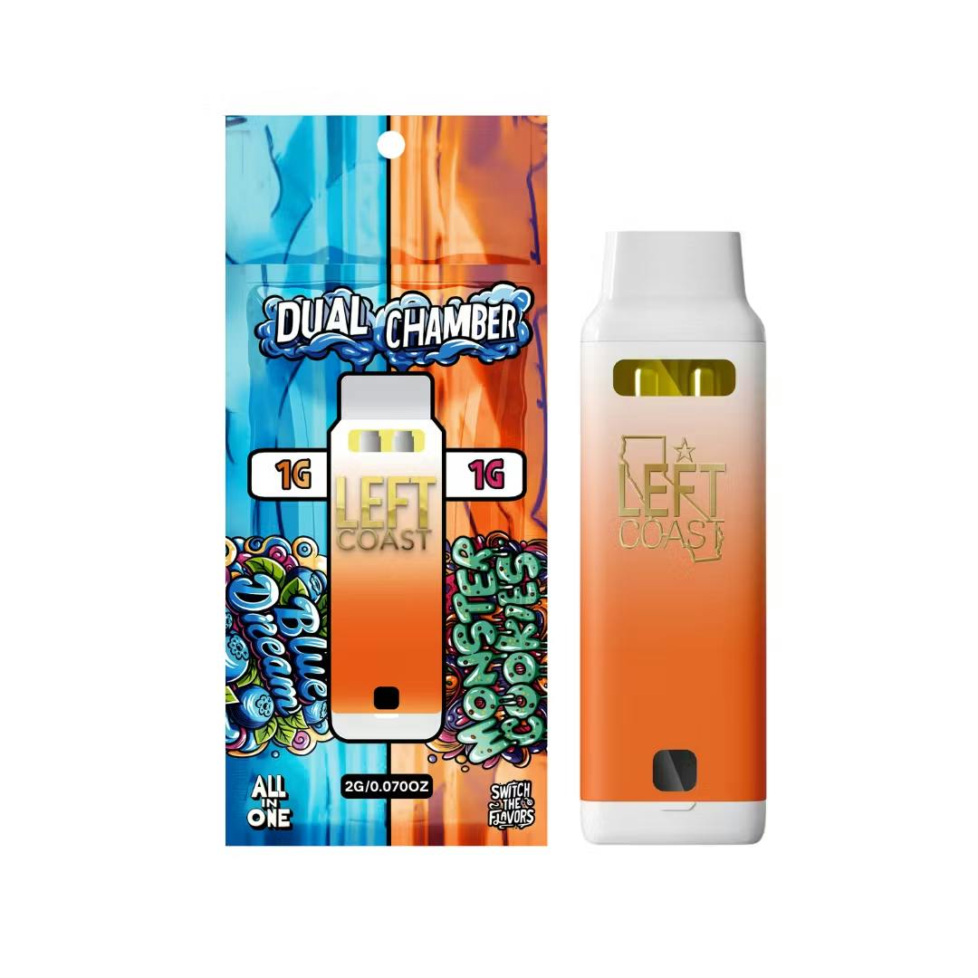 Left Coast - Blue Dream X Monster Cookies - Dual Chamber Liquid Diamond  Disposable Vape - 2g - 2g by Left Coast (Micro)