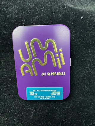 Umamii - OGKB 2.0 - Full Melt Bubble Hash Infused - 5pk - 0.5g