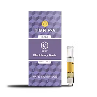 Timeless – Blackberry Kush - Vape Cartridge – 1g