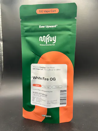 MFNY – White Fire OG – Live Resin Vape Cartridge – .5g
