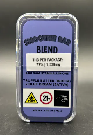 Smoothie Bar – Truflle Butter x Blue Dream – Dual Chamber Disposable Vape – 2g