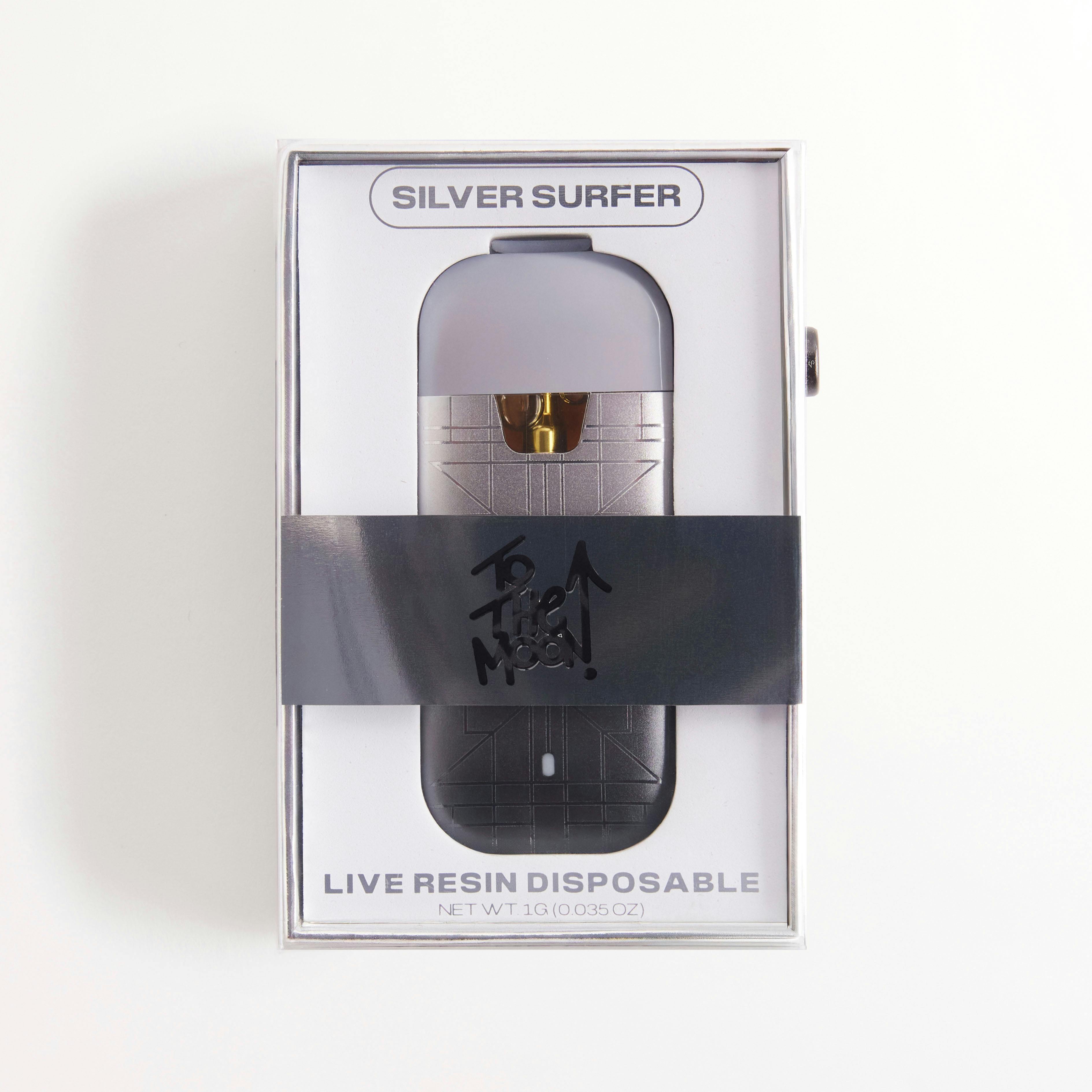 To The Moon - Silver Surfer - Live Resin Disposable Vape - 1g - 1g by To  The Moon