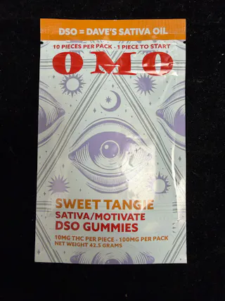OMO - Sweet Tangie - DSO Gummies - 10pk - 100mg