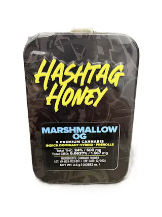 Hashtag Honey - Marshmallow OG - 5pk - .5g
