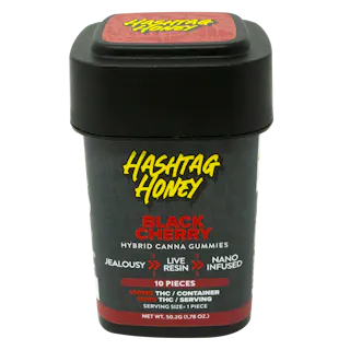 Hashtag Honey - Black Cherry - Live Resin Gummies 10pk - 100mg