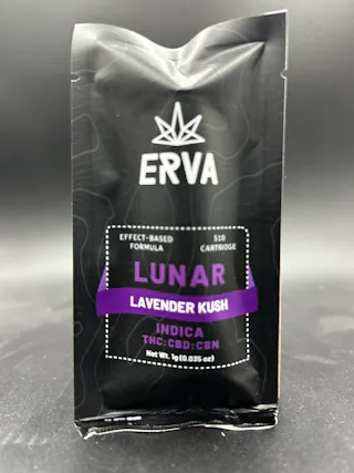 Erva - Lunar - Lavender Kush - Vape Cartridge - 1g