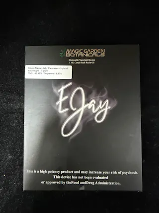Magic Garden Botanicals - Jelly Pancake - E-Jay Cured Hash Resin Disposable Vape - 1g