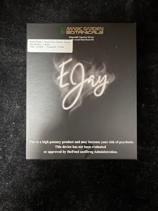 Magic Garden Botanicals - Super Sour Diesel - E-Jay Cured Hash Resin Disposable Vape - 1g
