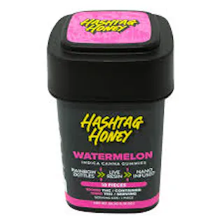 Hashtag Honey – Watermelon - Live Resin Gummies - 10pk - 100mg