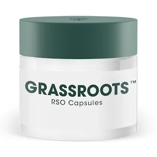 Grassroots - RSO Unflavored Capsules - 10pk - 100mg