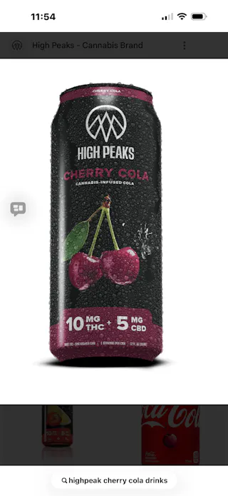 High Peaks - Cherry Cola 2:1 THC:CBD - 10mg
