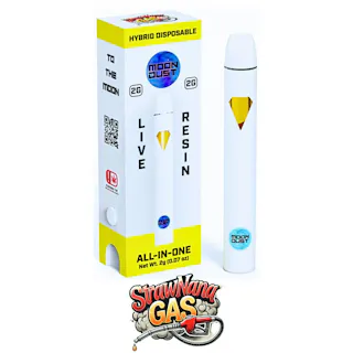 Moon Dust - Strawnana Gas - Live Resin Disposable Vape - 2g