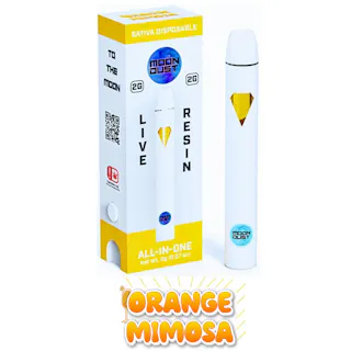 Moon Dust - Orange Mimosa - Live Resin Disposable Vape - 2g