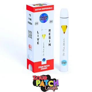 Moon Dust - Zour Patch Cough - Live Resin Disposable Vape - 2g