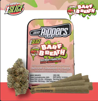 1Slice Rippers - Barf Breath (Indoor) - 5pk - .7g
