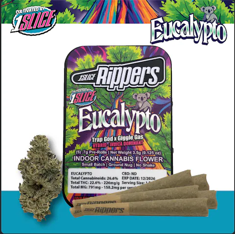 1Slice Rippers - Eucalypto (Indoor) - 5pk - .7g