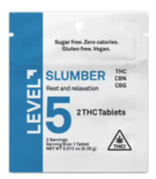 Level 5 - Slumber - THC:CBN:CBG - 2pk - 10mg