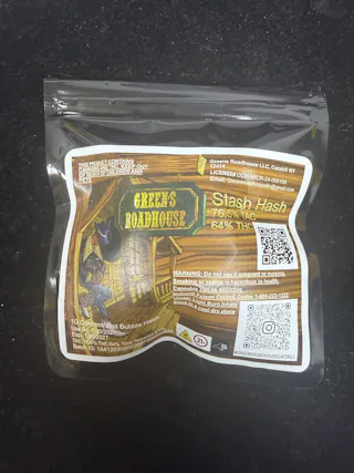Greens Roadhouse - Stash Hash - Concentrated Bubble Hash - 1g