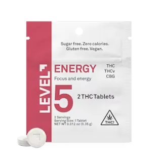 Level 5 - Energy - THC:THCv:CBG - 2pk - 10mg