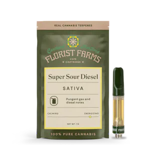 Florist Farms – Super Sour Diesel – Vape Cartridge – 1g
