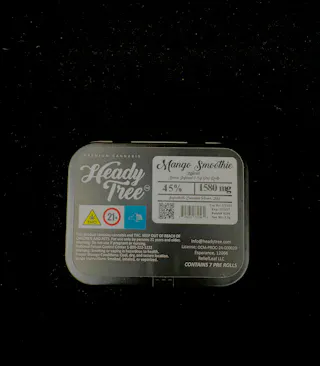Heady Tree - Mango Smoothie - Kief Infused Shorty 7pk - .5g