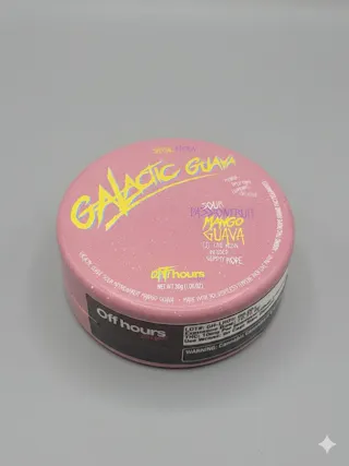 Off Hours - Galactic Guava "Passionfruit Mango Guava" - Live Rosin Gummy Rope - 100mg