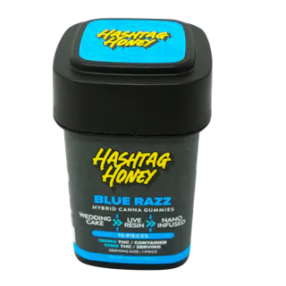 Hashtag Honey - Blue Razz - Live Resin Gummies 10pk - 100mg