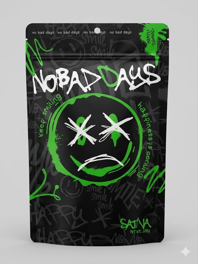 No Bad Days -  Durban Poison - 28g - Sativa - 1oz in Spring Valley