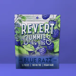 Revert - Blue Razz - Gummies 10pk - 100mg