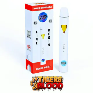 Moon Dust - Tiger Blood - Live Resin Disposable Vape - 2g