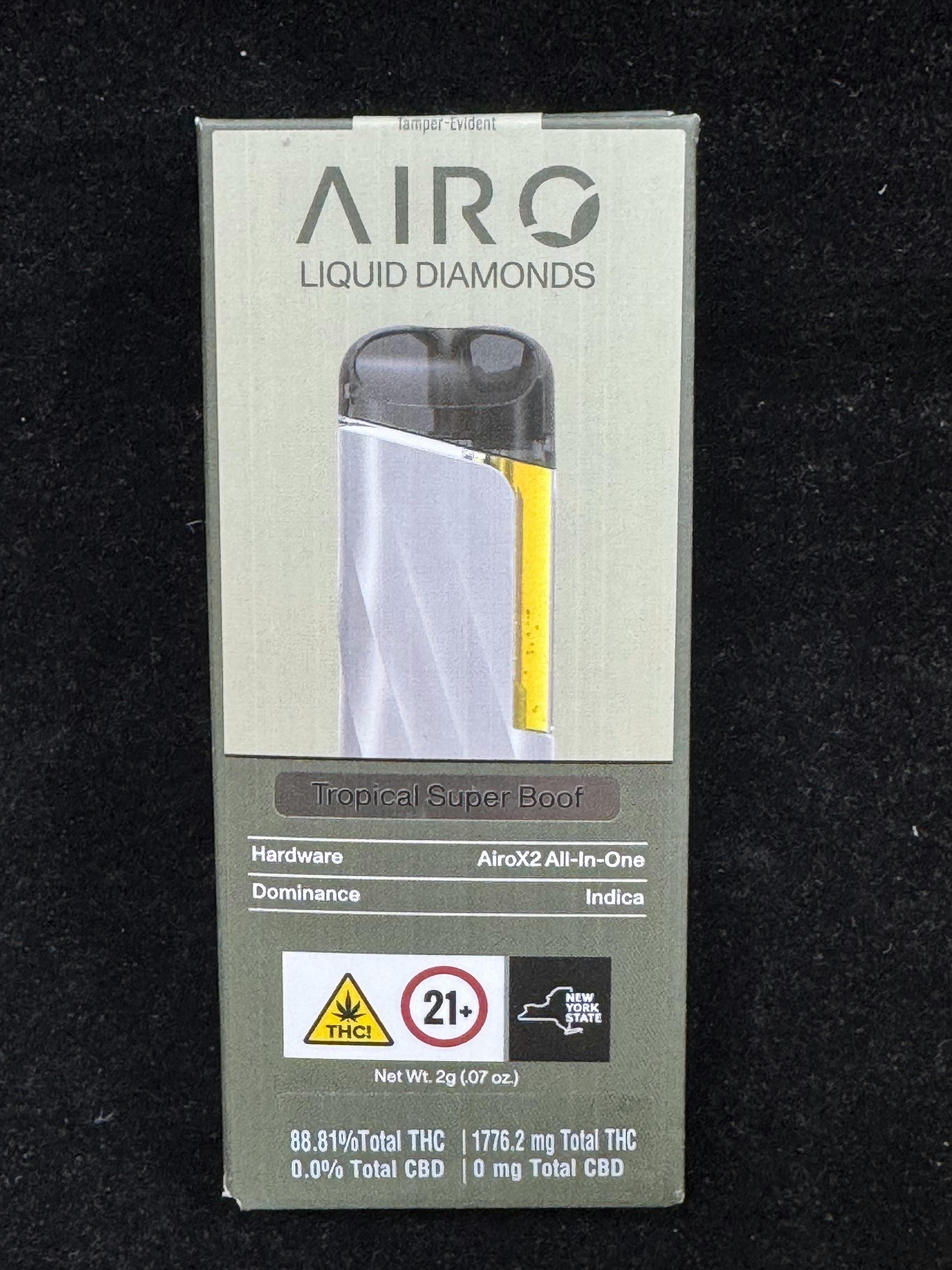 airo vapes blue diamond Airox - Rainbow Beltz - Solventless Liquid Diamonds Disposable Vape - 1g -  1g by Airo main image 0