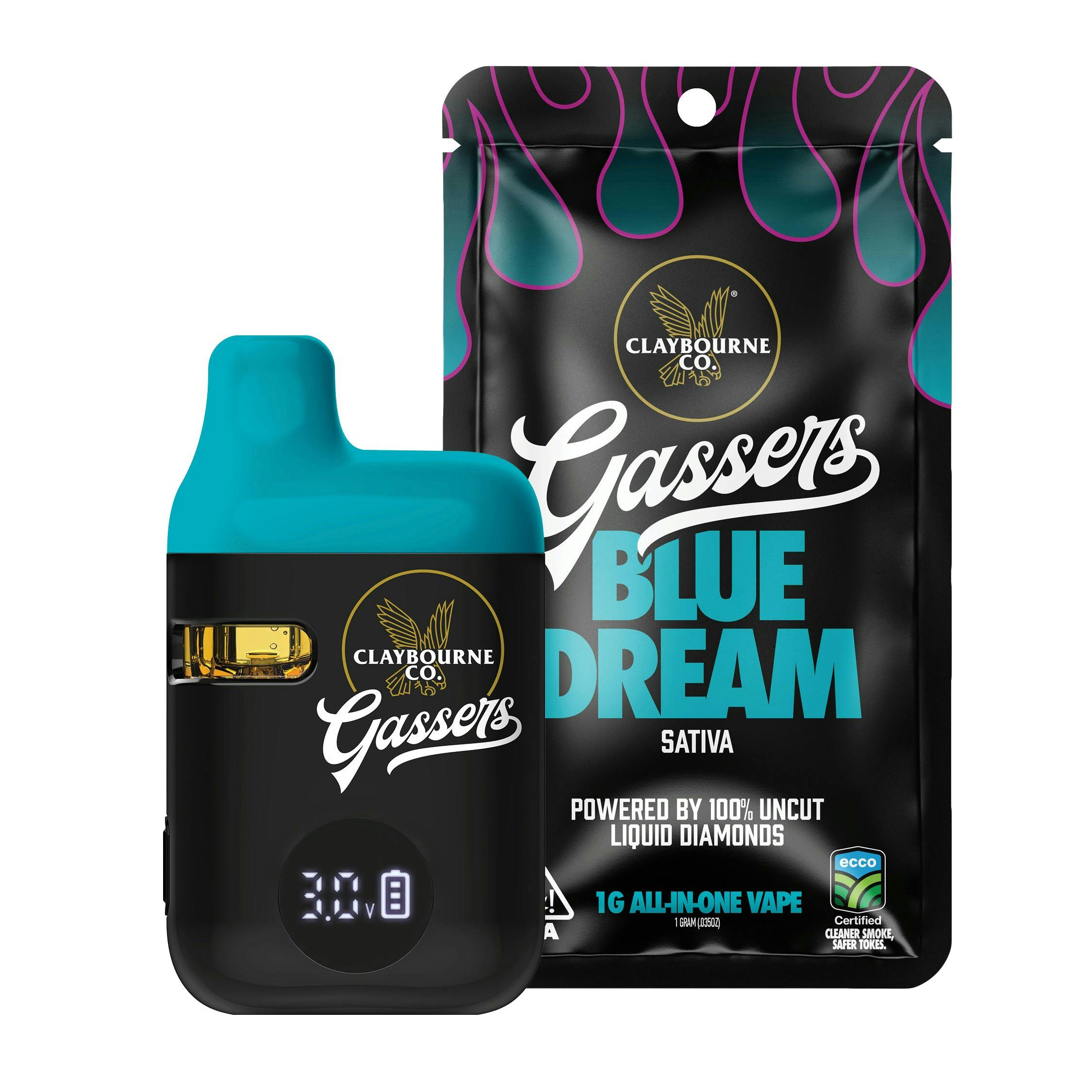cavi cone vapes blue diamond Dream Sativa Vape 1g AIO Flavor:Smooth Tobacco Gotek X - Aspire Pod Kit