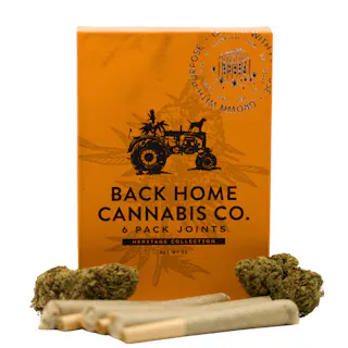 Back Home Cannabis Co - Acapulco Gold - 6pk - .5g