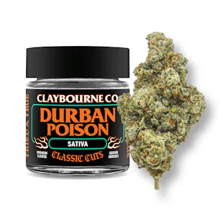 Claybourne Co. - Durban Poison (Indoor)- 3.5g