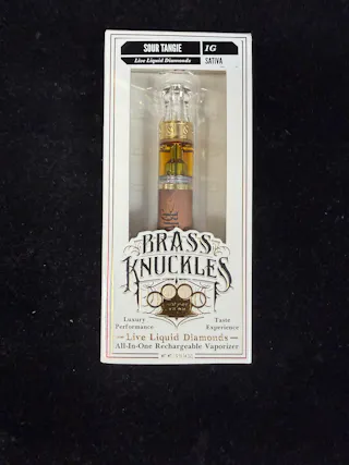 Brass Knuckles - Sour Tangie - Liquid Live Diamonds Disposable Vape - 1g