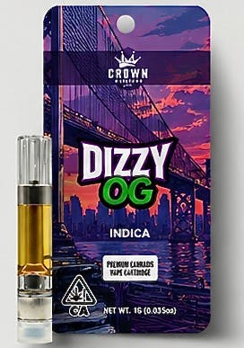 Crown Genetics - Dizzy OG - Vape Cartridge - 1g - 1g by Crown genetics | Buy Online Rockland County NY Crown Genetics - Dizzy OG - Vape Cartridge - 1g - 1g by Crown genetics | Buy Online Rockland County NY