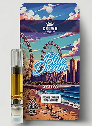Crown Genetics - Blue Dream - Vape Cartridge - 1g