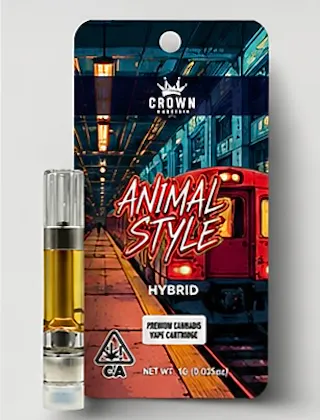Crown Genetics - Animal Style - Vape Cartridge - 1g