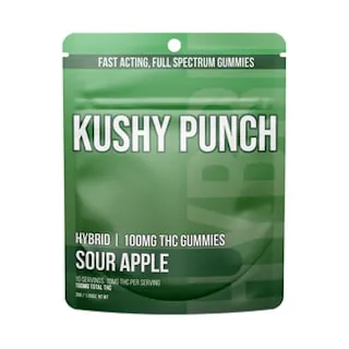 Kushy Punch - Sour Apple - 10pk - 100mg