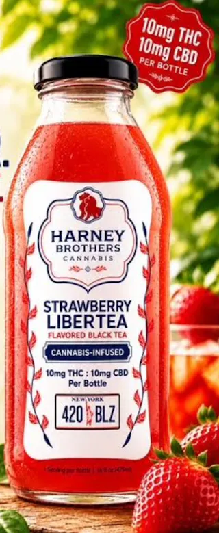 Harney Brothers Cannabis - Strawberry Libertea 1:1 THC:CBD - 10mg