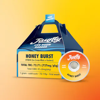 Jaunty - Honey Burst - Live Rosin Badder - 1g