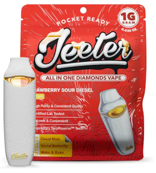 Jeeter - Strawberry Sour Diesel - Liquid Diamonds Disposable Vape - 1g