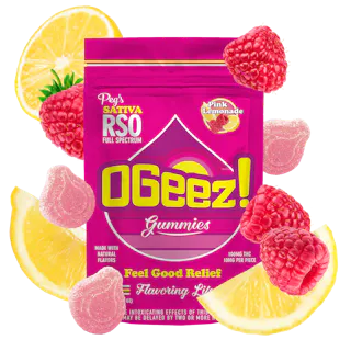 OGeez! - Pink Lemonade - RSO Gummies 10pk - 100mg