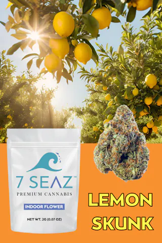 7Seaz - Lemon Skunk (Indoor) - Dub Bag - 2g
