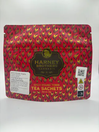 Harney Brothers Cannabis - Spicy Pound Town - 5 Tea Sachets - 25mg