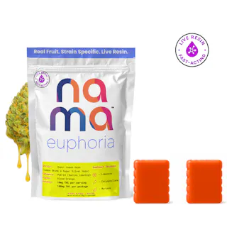 Nama - Euphoria - Blood Orange (Super Lemon Haze) - Live Resin Gummies 2pk - 100mg