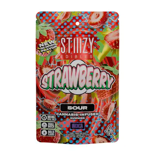 STIIIZY - Sour Strawberry - Gummies Singles - 100mg