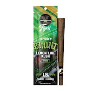 Claybourne Co. - Flyer's - Lemon Lime Kush - Infused Blunt - 1.5g