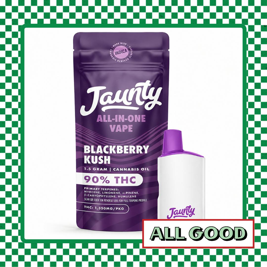 Jaunty | Blackberry Kush | AIO Vape | Indica | 1.5g
