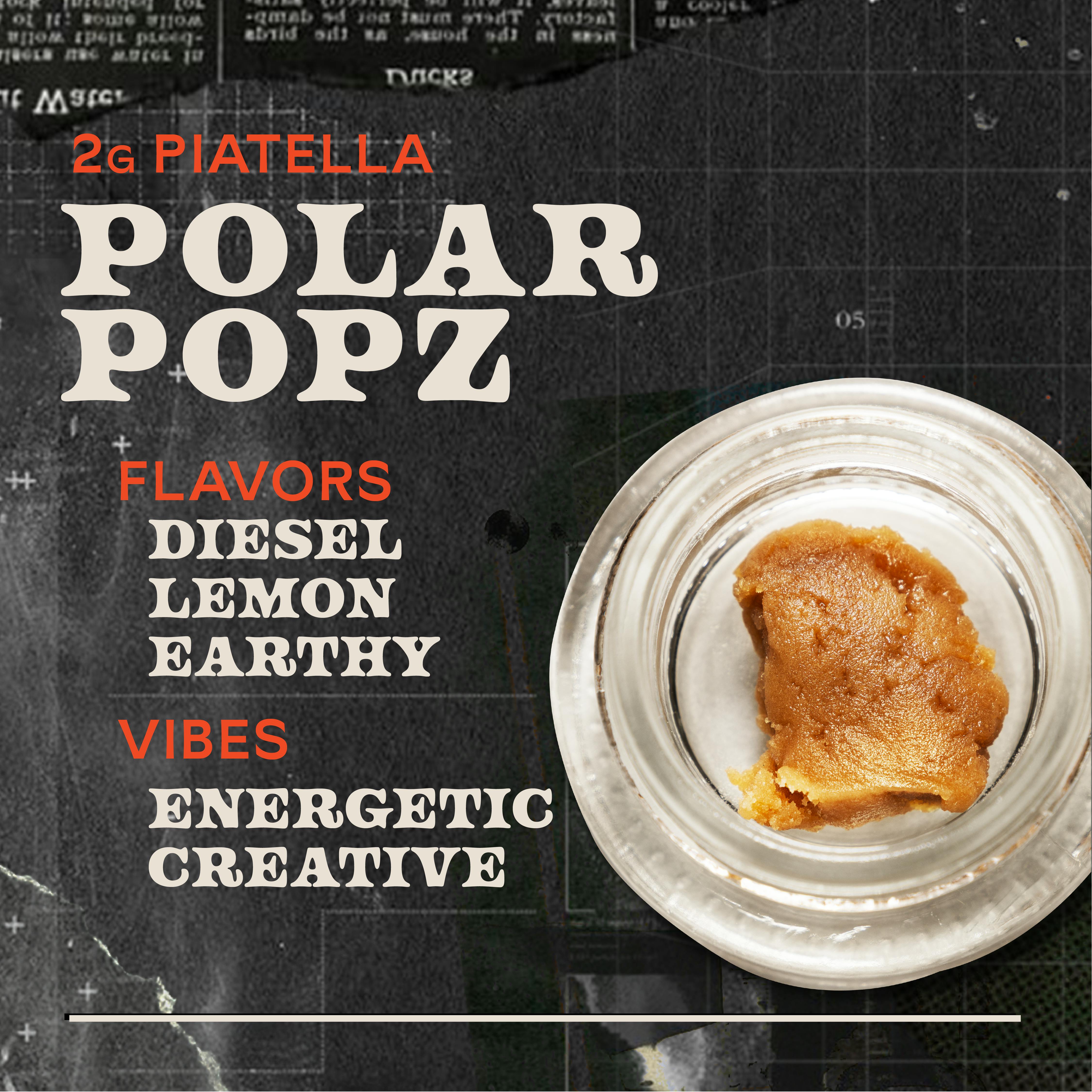 Polar Popz 2g Piatella Hash - 